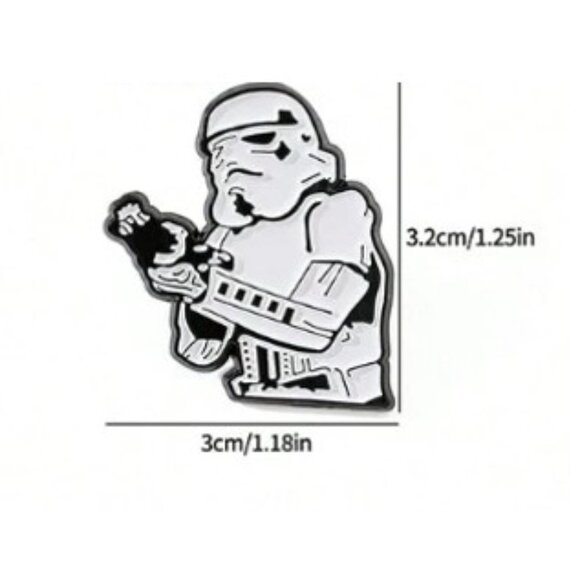 DISNEY Star Wars “Stormtrooper” Enamel Trading Pin (BRAND-NEW!) - Picture 2 of 3